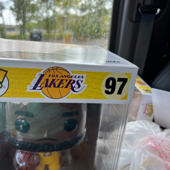 Awesome 15” Funko Pop Lebrone James in his home uniform - Picture 2 of 4